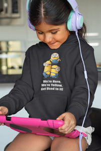 Cartoon Quotes Girl Hoodies-KidsFashionVilla