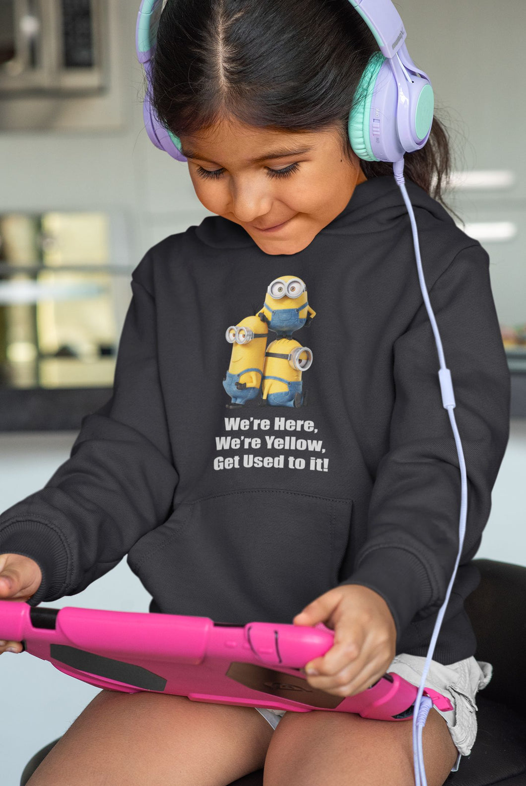 Cartoon Quotes Girl Hoodies-KidsFashionVilla