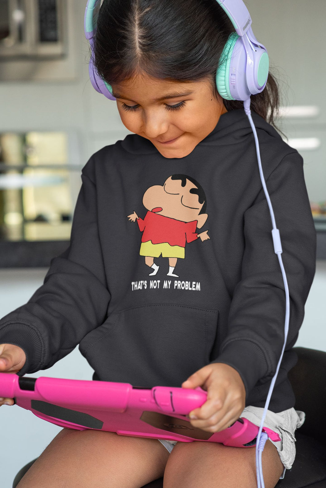 Thats Not My Problem Girl Hoodies-KidsFashionVilla