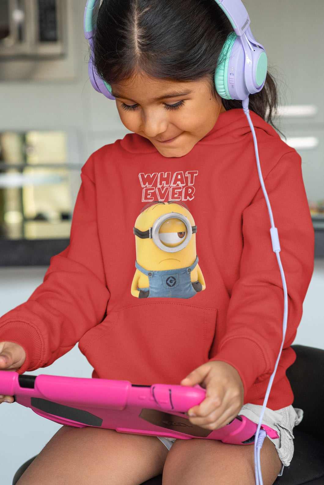 Whatever Girl Hoodies-KidsFashionVilla