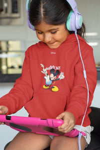 Playing Guitar Cartoon Girl Hoodies-KidsFashionVilla