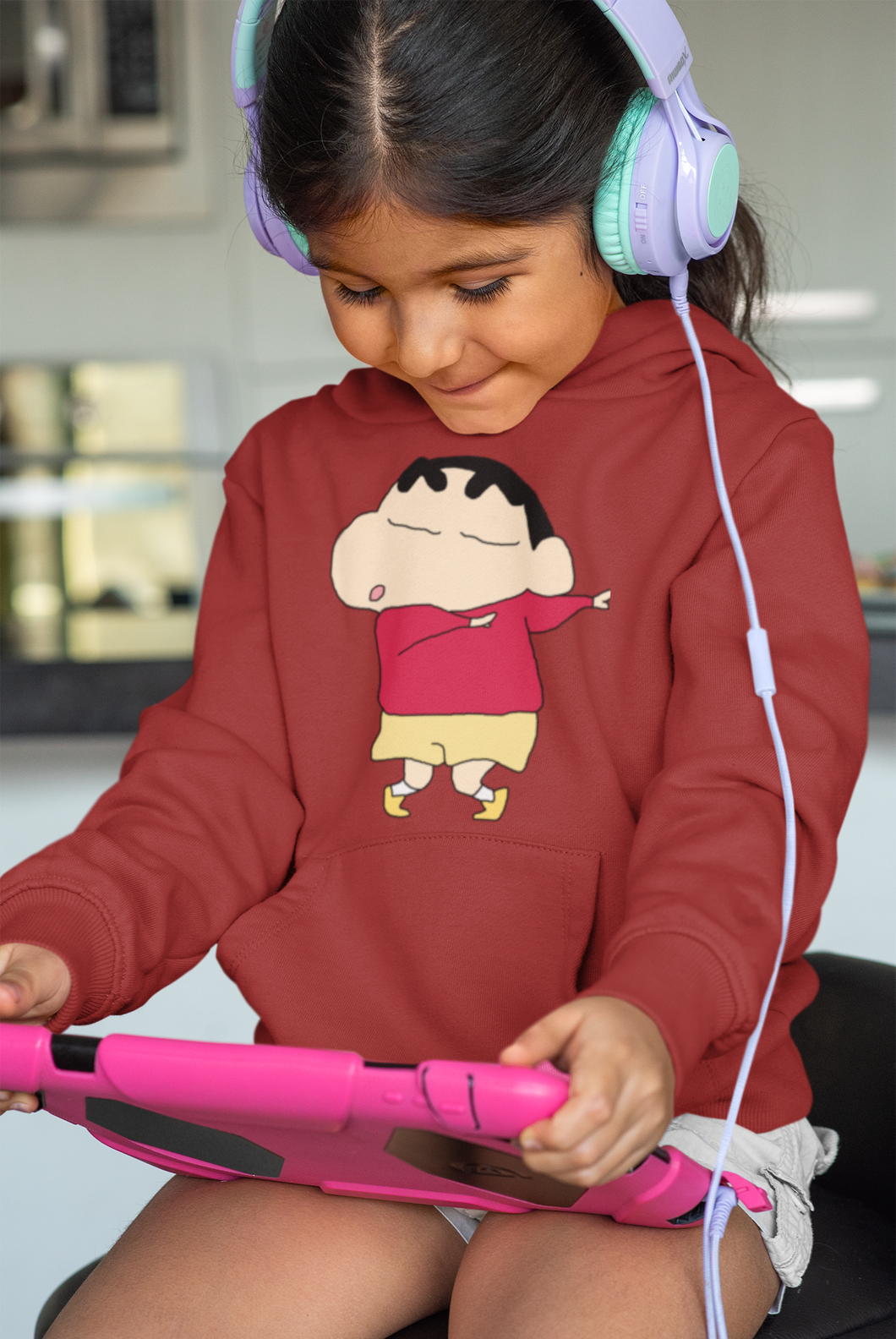 Cute Cartoon Girl Hoodies-KidsFashionVilla