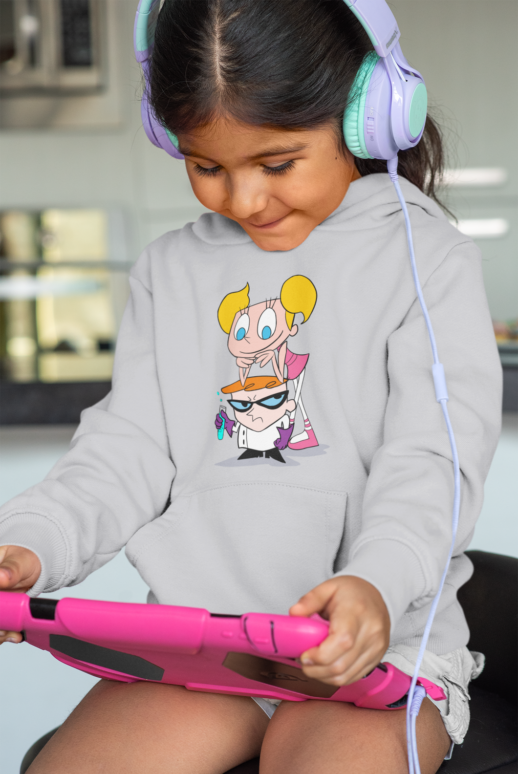 Cute Cartoon Girl Hoodies-KidsFashionVilla