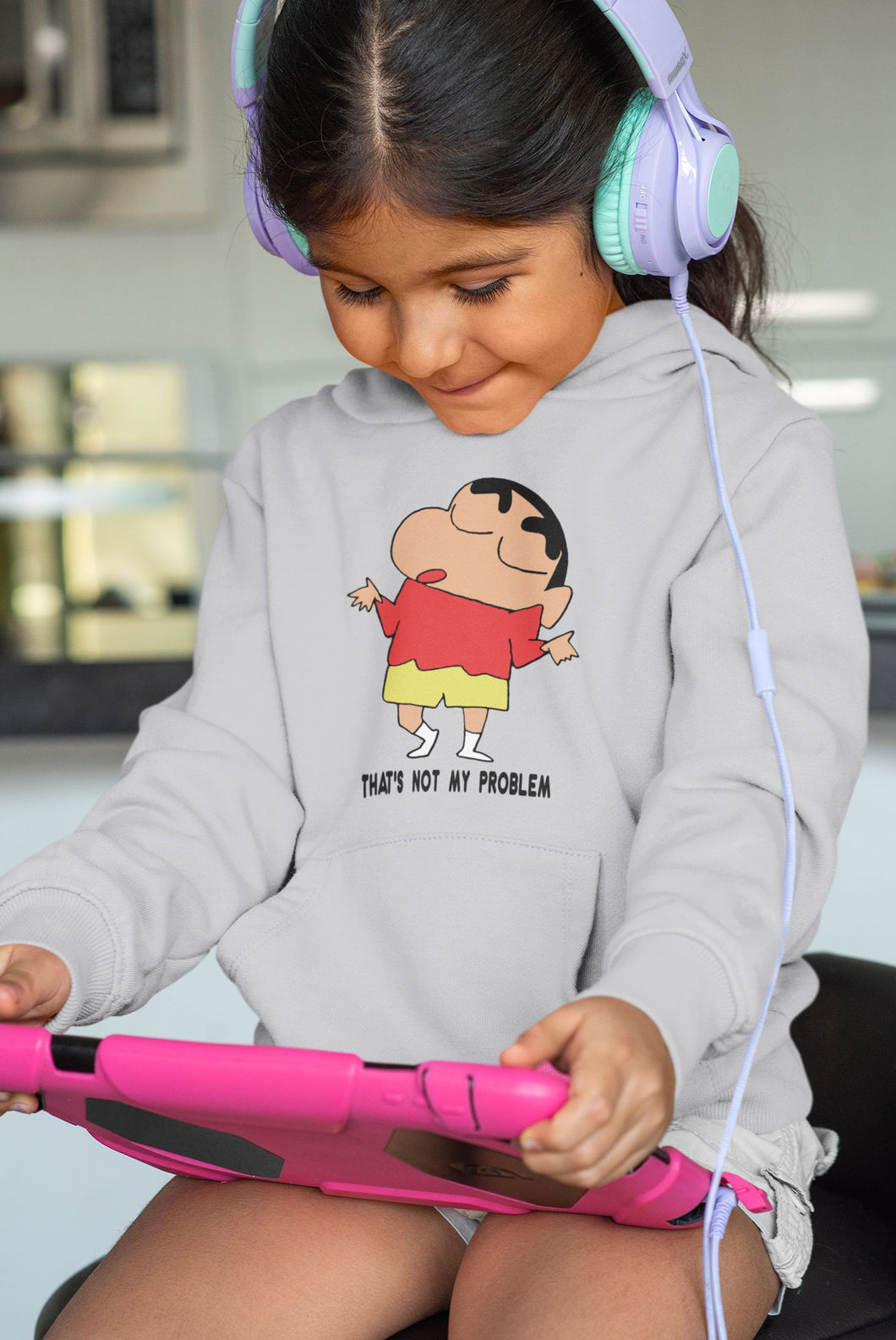 Thats Not My Problem Girl Hoodies-KidsFashionVilla