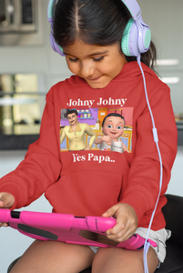 Johny Johny Yes Papa Poem Girl Hoodies-KidsFashionVilla