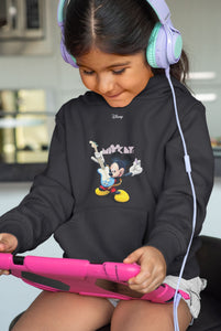 Playing Guitar Cartoon Girl Hoodies-KidsFashionVilla