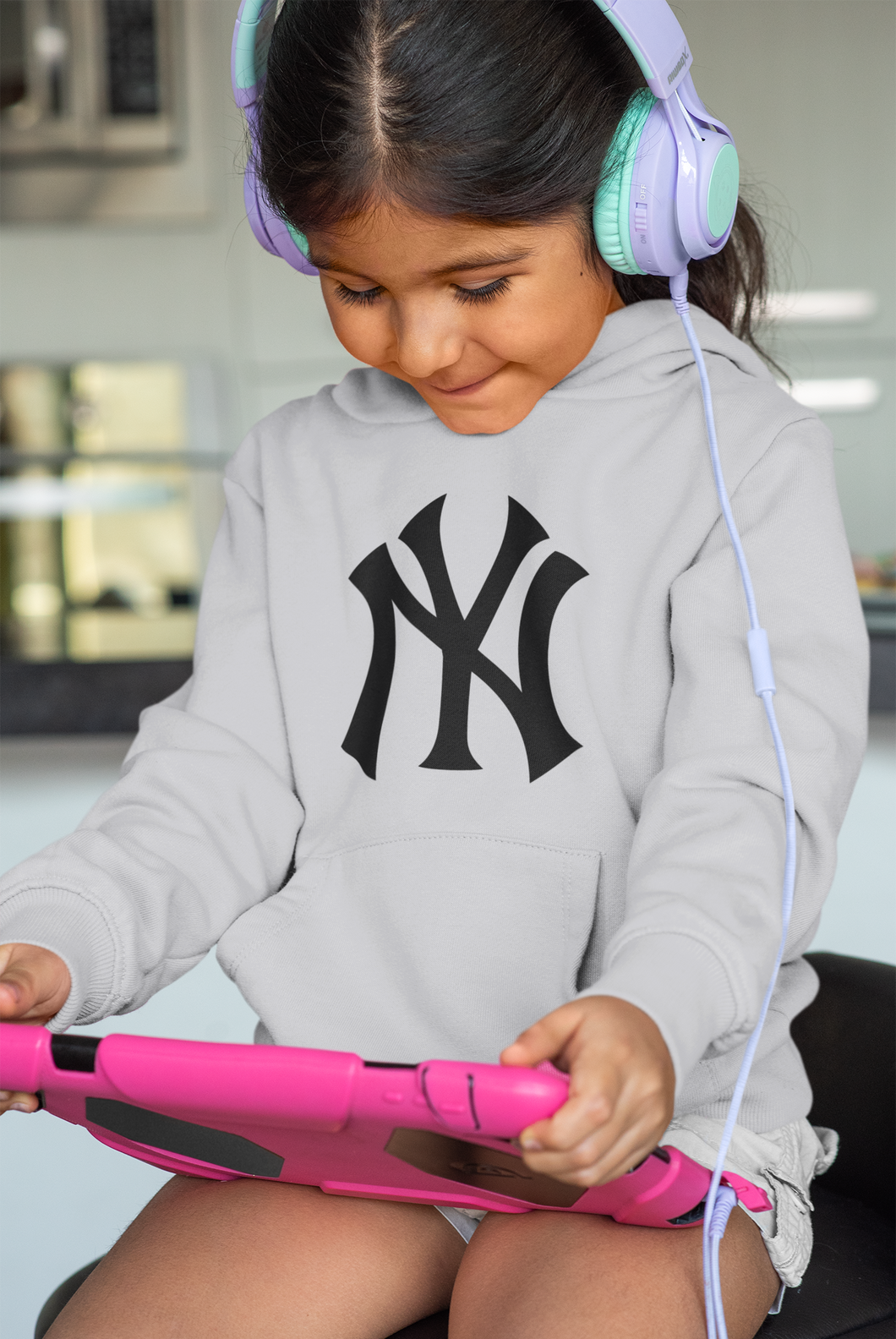 New York Yankees Girl Hoodies-KidsFashionVilla