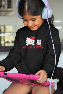 Hello Kitty Cartoon Girl Hoodies-KidsFashionVilla