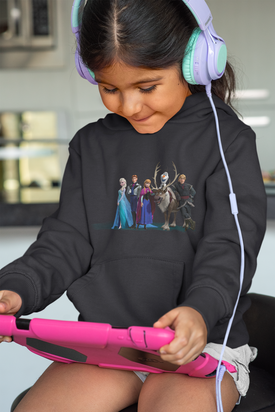 Cute Princess Girl Hoodies-KidsFashionVilla