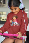 Cute Cartoon Girl Hoodies-KidsFashionVilla