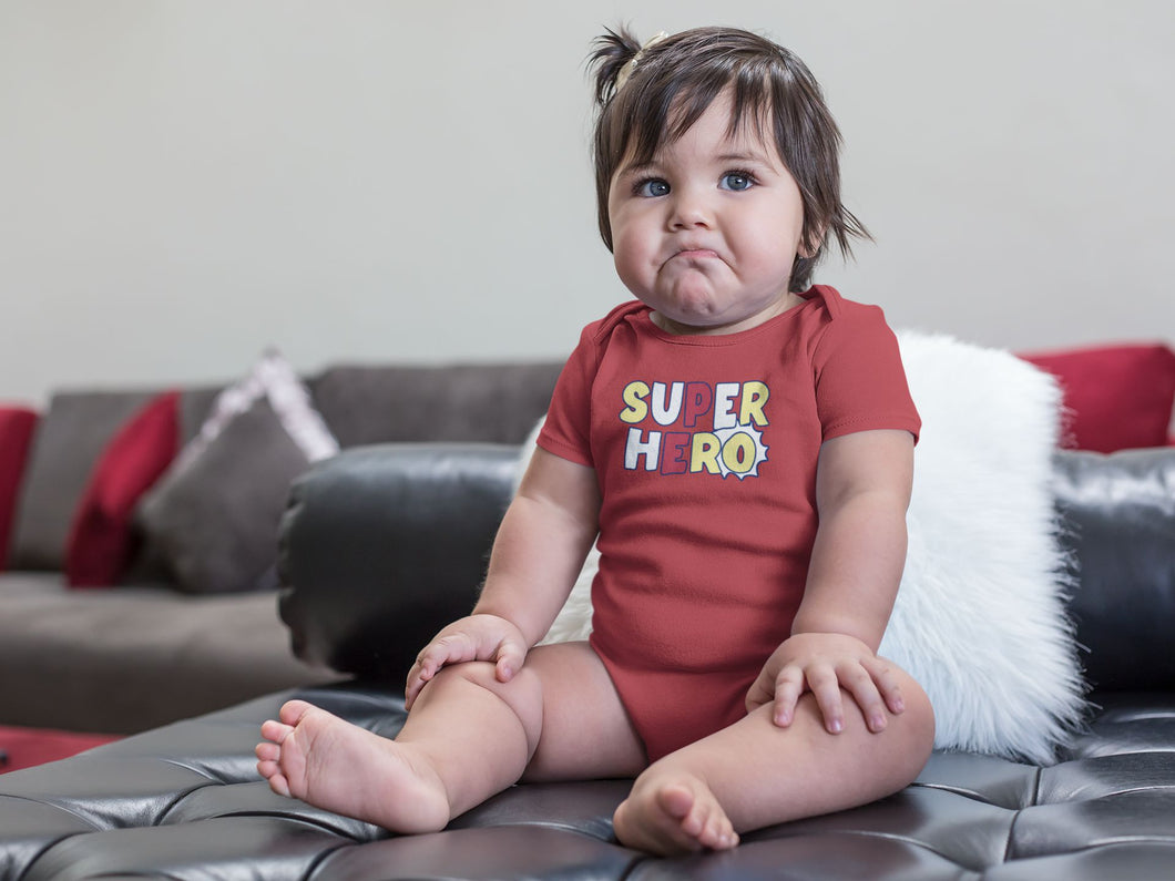 Super Heros Rompers for Baby Girl- KidsFashionVilla
