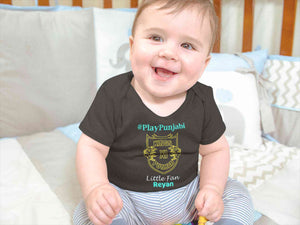 Custom Name IPL PBKS Punjab Kings PlayPunjabi Kings Eleven Punjab Rompers for Baby Boy- KidsFashionVilla