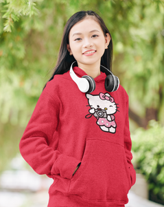 Hello Kitty Cartoon Girl Hoodies-KidsFashionVilla