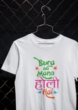 Load image into Gallery viewer, Bura No Mano Holi Hai Family Half Sleeves T-Shirts-KidsFashionVilla
