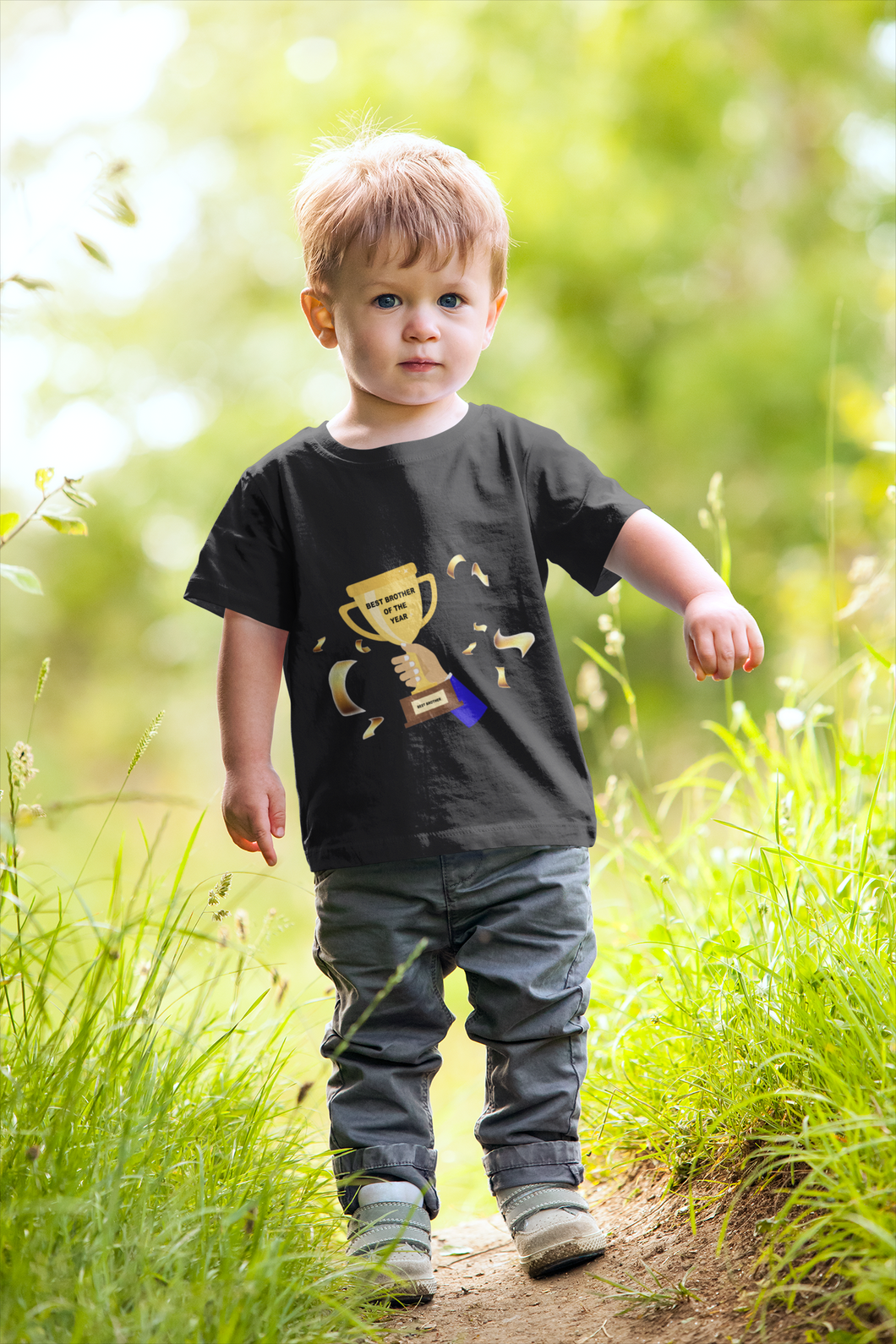 Best Brother Of The Year Half Sleeves T-Shirt for Boy-KidsFashionVilla