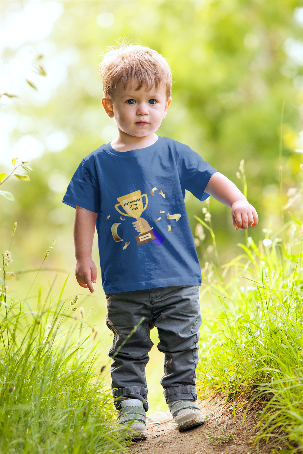 Best Brother Of The Year Half Sleeves T-Shirt for Boy-KidsFashionVilla