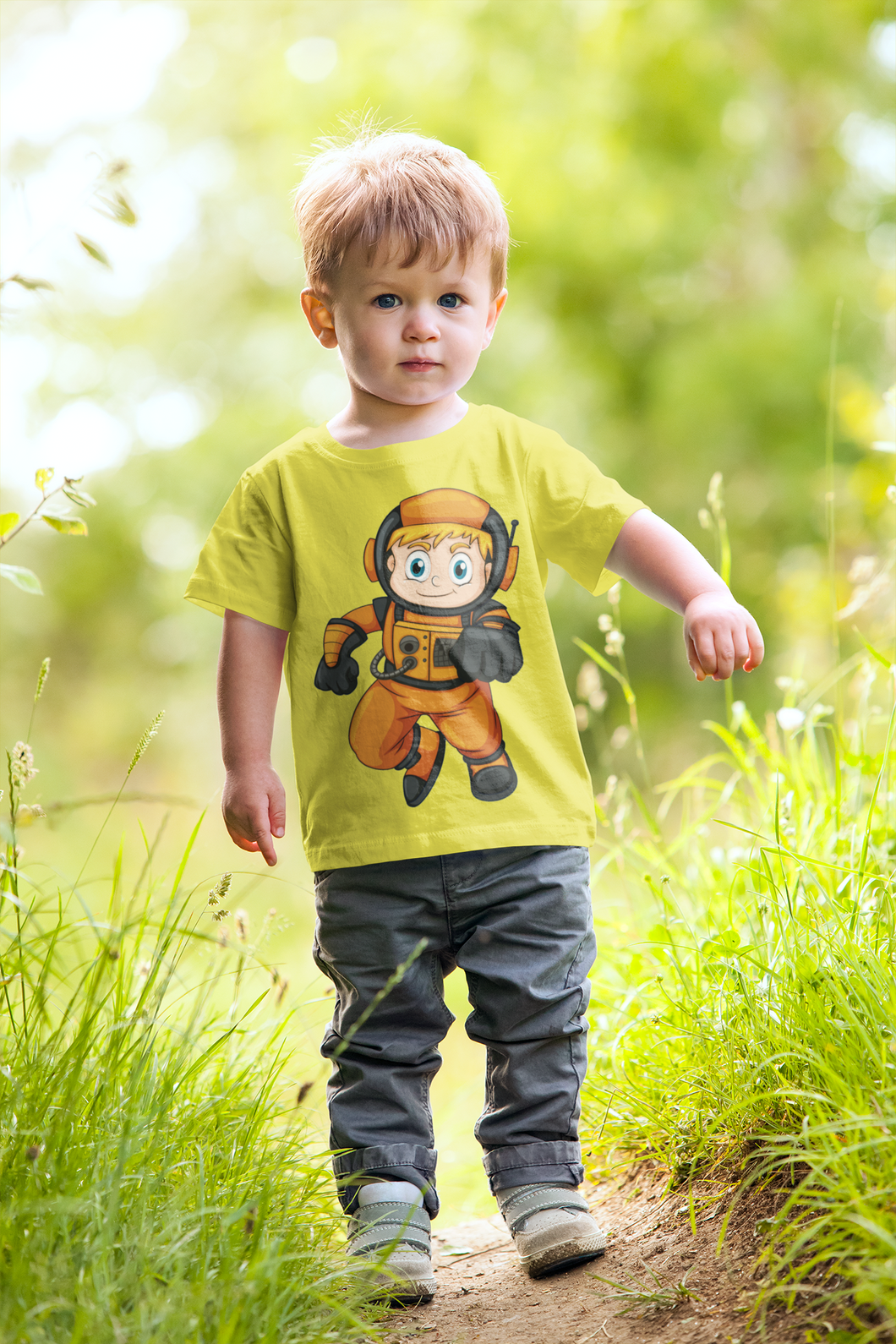 Future Astronaut Half Sleeves T-Shirt for Boy-KidsFashionVilla