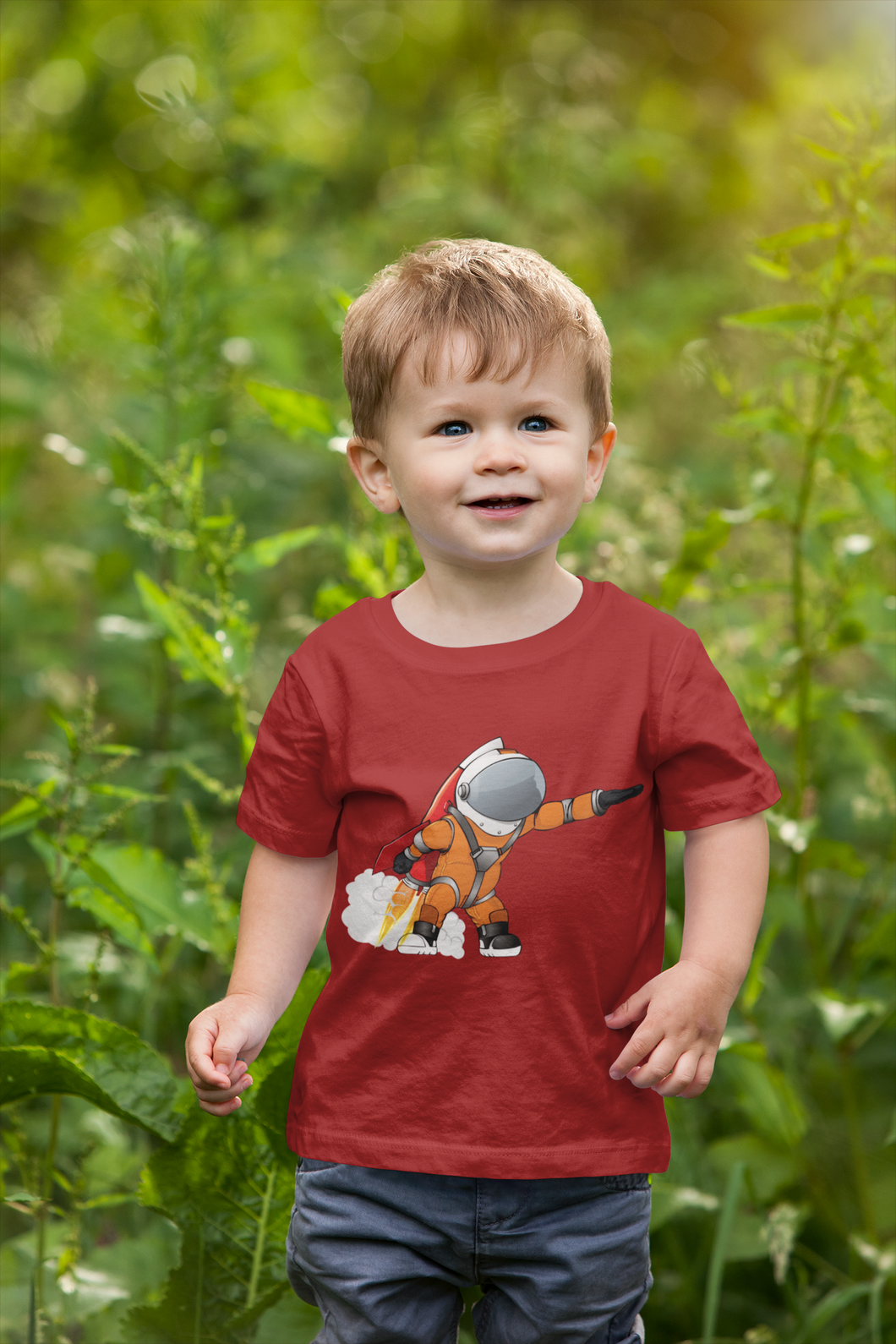 Future Astronaut Half Sleeves T-Shirt for Boy-KidsFashionVilla