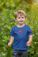 Load image into Gallery viewer, 8 Bit Heart Minimals Half Sleeves T-Shirt for Boy-KidsFashionVilla
