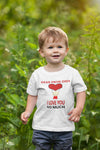 Custom Name I love My Didi So Much Half Sleeves T-Shirt for Boy-KidsFashionVilla