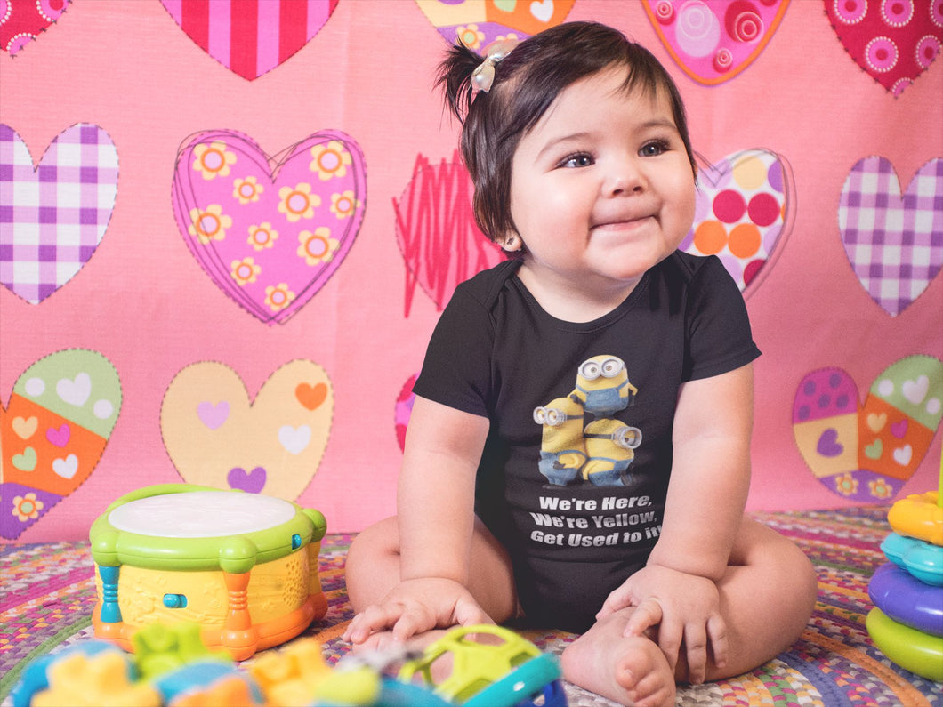 Cartoon Quotes Rompers for Baby Girl- KidsFashionVilla