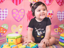 Load image into Gallery viewer, Playing Guitar Cartoon Rompers for Baby Girl- KidsFashionVilla
