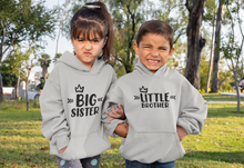 Load image into Gallery viewer, Big Sister Little Brother Kids Matching Hoodies -KidsFashionVilla
