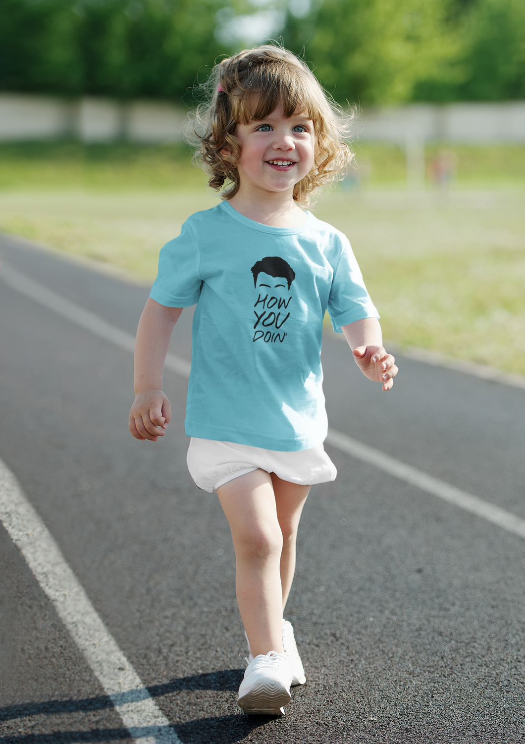 How You Doin Web Series Half Sleeves T-Shirt For Girls -KidsFashionVilla