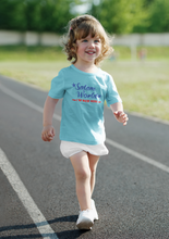 Load image into Gallery viewer, Salam World Eid Half Sleeves T-Shirt For Girls -KidsFashionVilla
