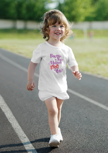 Bura Na Mano Holi Hai Half Sleeves T-Shirt For Girls -KidsFashionVilla