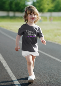 Salam World Eid Half Sleeves T-Shirt For Girls -KidsFashionVilla