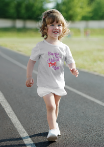Bura Na Mano Holi Hai Half Sleeves T-Shirt For Girls -KidsFashionVilla
