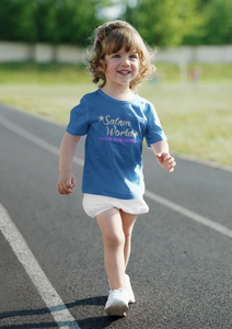 Salam World Eid Half Sleeves T-Shirt For Girls -KidsFashionVilla