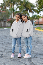 Load image into Gallery viewer, We Connect Twins Sisters Kids Matching Hoodies -KidsFashionVilla
