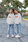 Double Trouble Twins Sisters Kids Matching Hoodies -KidsFashionVilla