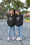 Double Duty Twins Sisters Kids Matching Hoodies -KidsFashionVilla