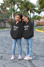 Load image into Gallery viewer, Double Duty Twins Sisters Kids Matching Hoodies -KidsFashionVilla
