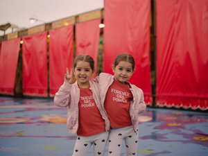 Girl Power Forever Sister-Sister Kids Matching Hoodies -KidsFashionVilla
