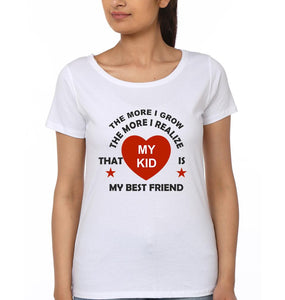 Mom Kid Best Friend Mother and Daughter Matching T-Shirt- KidsFashionVilla