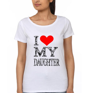 I Love My Mom I Love My Kid Mother and Daughter Matching T-Shirt- KidsFashionVilla