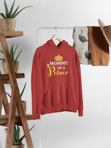 Son Of A Queen Mother And Son Red Matching Hoodies- KidsFashionVilla