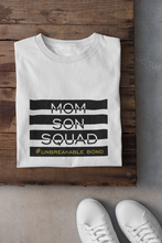 Load image into Gallery viewer, Mom Son Squad Mother And Son White Matching T-Shirt- KidsFashionVilla

