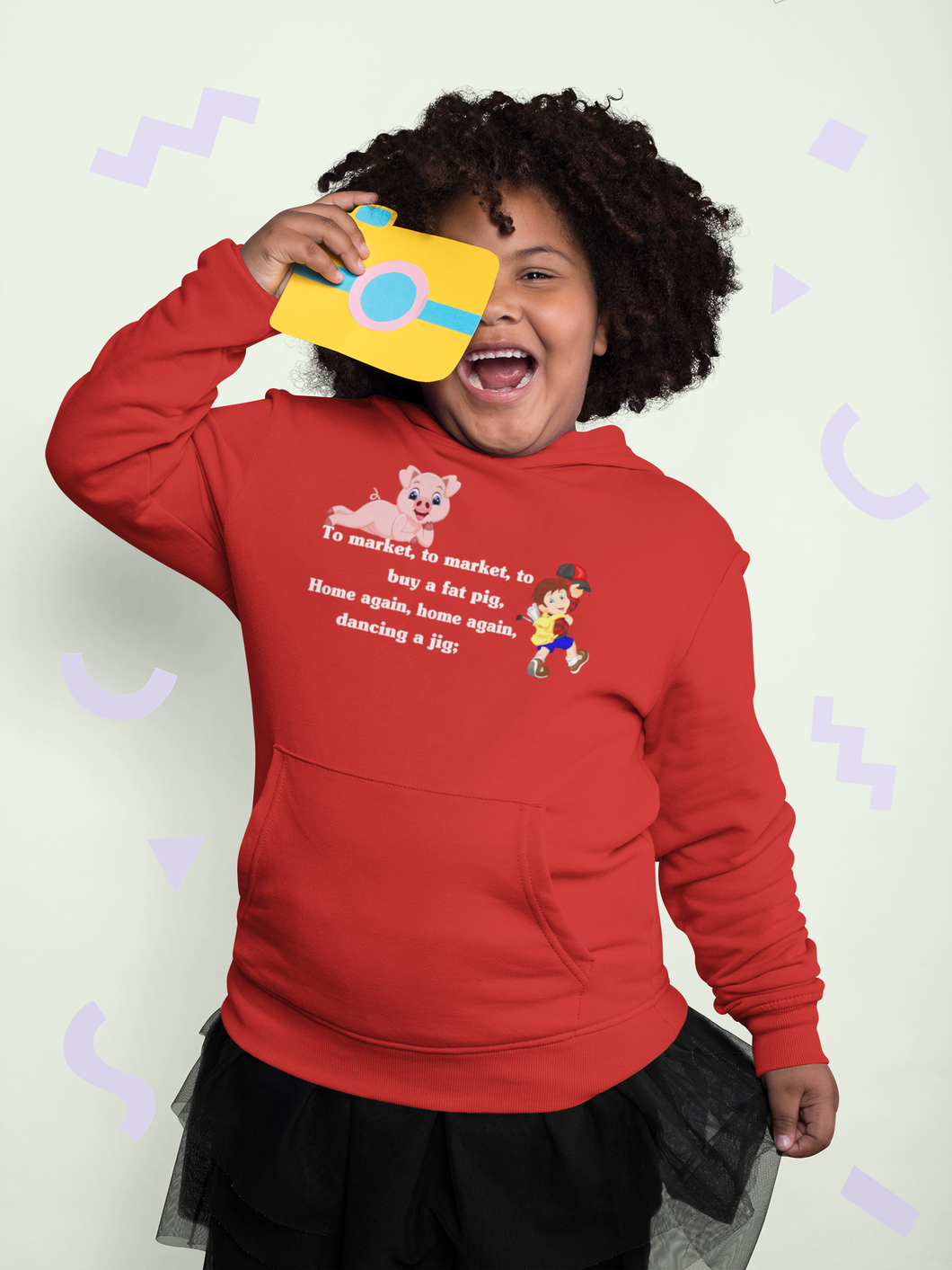To Market To Market Poem Girl Hoodies-KidsFashionVilla
