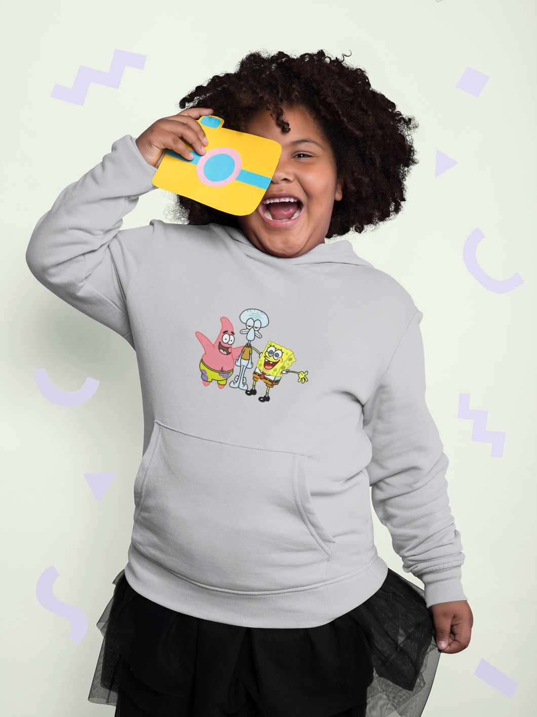 Cute Cartoon Girl Hoodies-KidsFashionVilla
