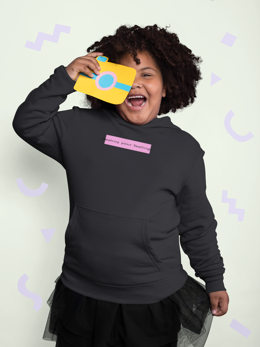 Destroy Your Feelings Minimal Girl Hoodies-KidsFashionVilla