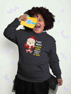 Customized Name Santa Dadu Is Here Christmas Girl Hoodies-KidsFashionVilla