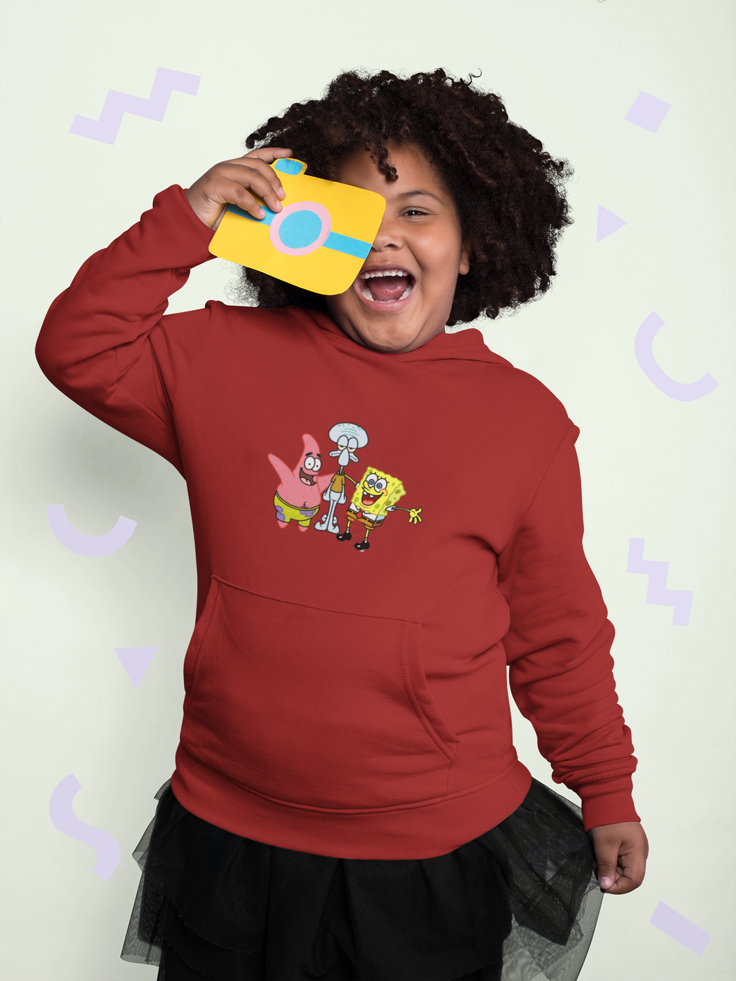 Cute Cartoon Girl Hoodies-KidsFashionVilla