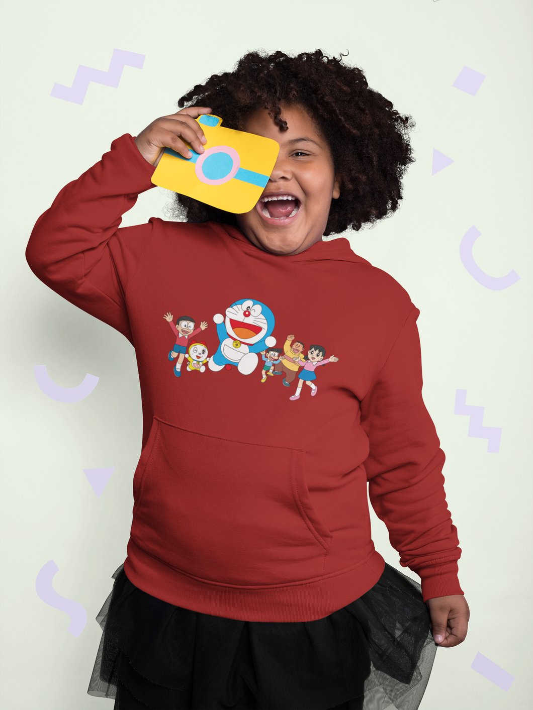 Cute Cartoon Girl Hoodies-KidsFashionVilla