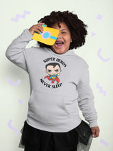 Load image into Gallery viewer, Super Heros Never Sleeps Girl Hoodies-KidsFashionVilla
