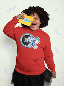 Gemini Zodiac Sign Girl Hoodies-KidsFashionVilla